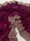 Saanvi Krishi Vichitra Silk With Zari And Stone Work Wedding Sarees